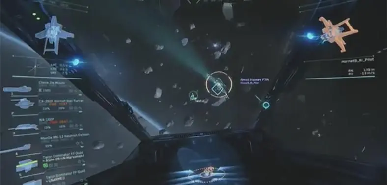 Star Citizen's dogfighting module at PAX East, Chris Roberts pilots Hornet