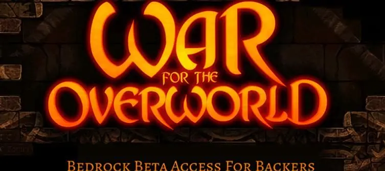 War for the Overworld's Bedrock Beta now available on Steam