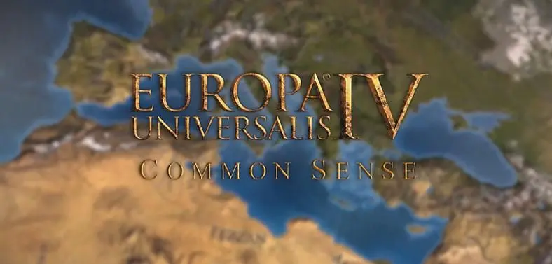 Europa Universalis IV now with Common Sense