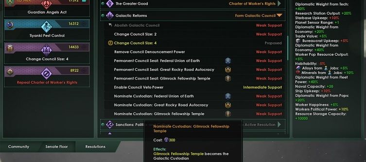 Becoming a Custodian in Stellaris: Nemesis Grants You Extra Powers to Stop the Crisis