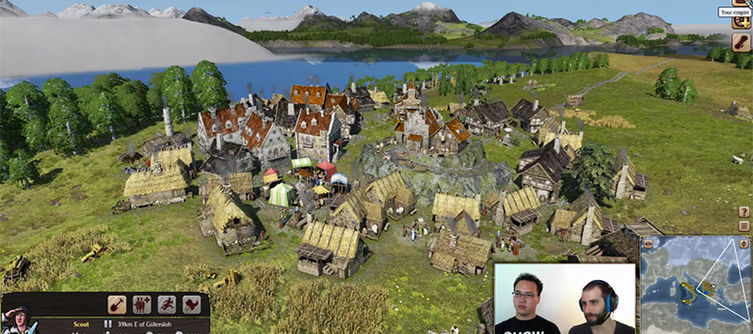 Grand Ages: Medieval gameplay stream video with developer walkthrough