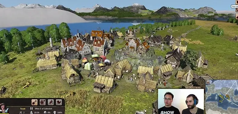 Grand Ages: Medieval gameplay stream video with developer walkthrough