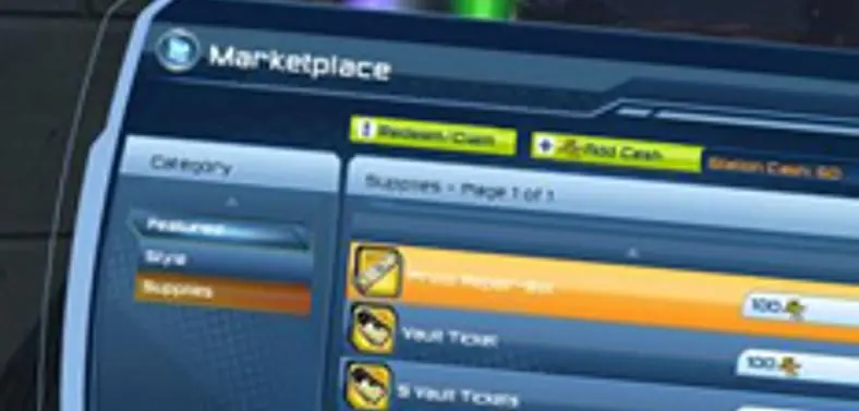 Sony debut DC Universe Online's Marketplace with just 3 items