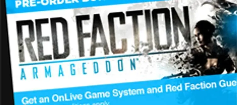 OnLive offer MicroConsole for Red Faction 'PlayPass' pre-order