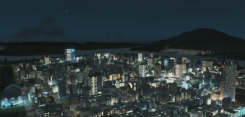 New trailer for Cities: Skylines expansion After Dark shows off the night-time sprawl