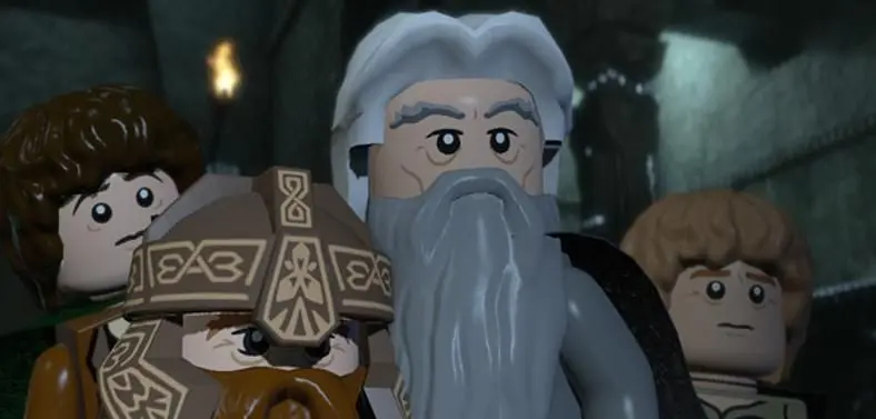 Xbox 360 version of LEGO The Lord of the Rings facing recall