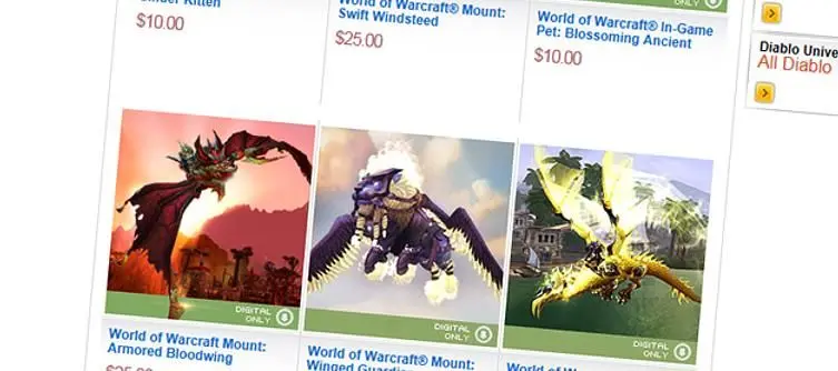 Blizzard "exploring the possibility" of direct purchases in World of Warcraft