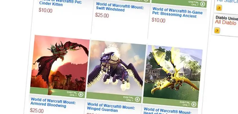 Blizzard "exploring the possibility" of direct purchases in World of Warcraft