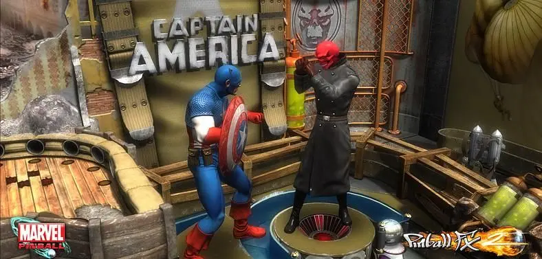 Steam version of Pinball FX 2 gets Captain America table