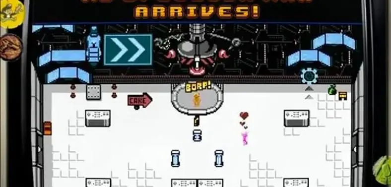 Splosion Man appearing in Retro City Rampage