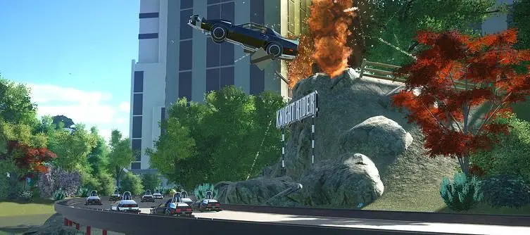Turn Your Planet Coaster Park Into A Universal Playhouse With Back To The Future/Knight Rider Content Packs