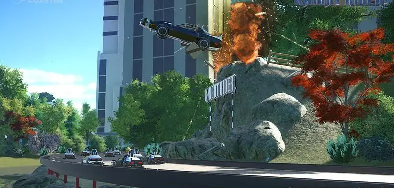 Turn Your Planet Coaster Park Into A Universal Playhouse With Back To The Future/Knight Rider Content Packs