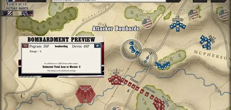 Hex-Based Civil War Strategy Game - Gettysburg: The Tide Turns - Hits Steam Tomorrow