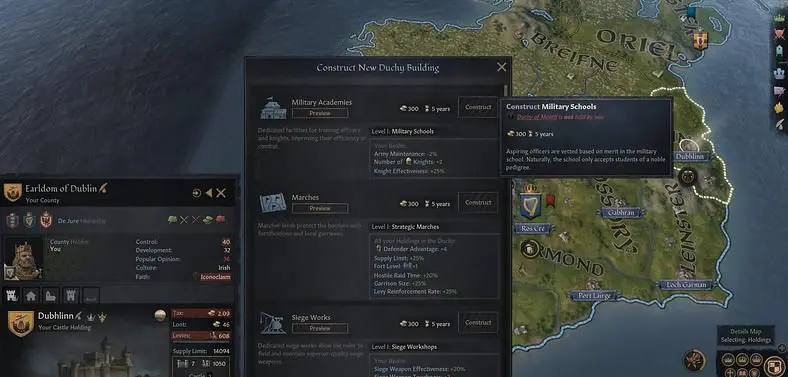 Crusader Kings 3 Duchy Buildings: Enhance Your Realm's Prosperity and Power