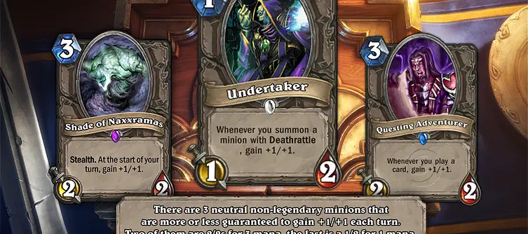 Hearthstone's powerful Undertaker minion card to be nerfed by Blizzard