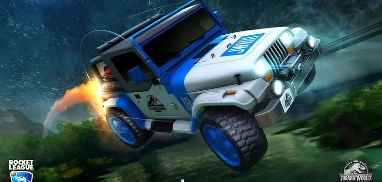 Rocket League Jurassic World Car Pack DLC Releasing 18th June