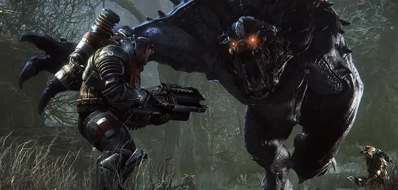 Turtle Rock show Solo Gameplay video for Evolve, both as the monster and hunters