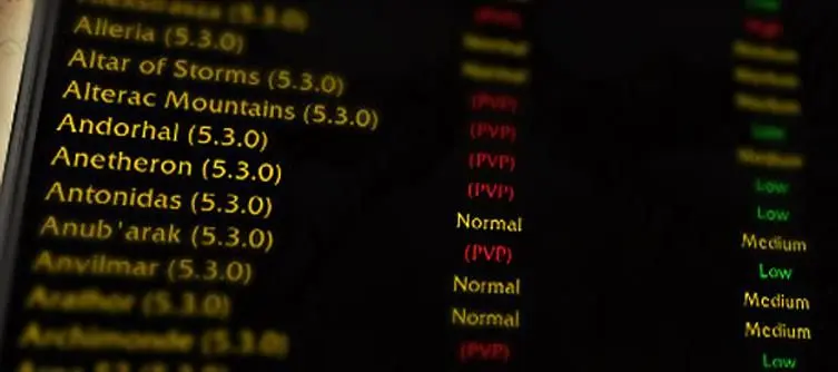 World of Warcraft launching Connected Realms after Patch 5.4