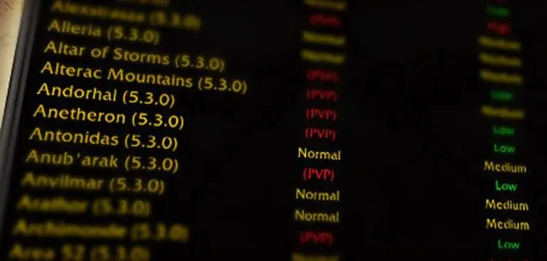 World of Warcraft launching Connected Realms after Patch 5.4