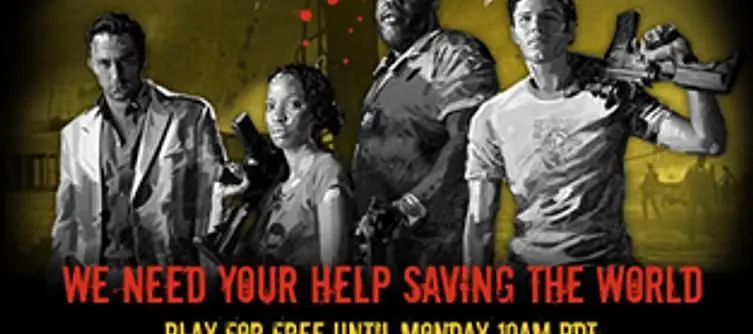 Left 4 Dead 2 gets "free weekend" starting today