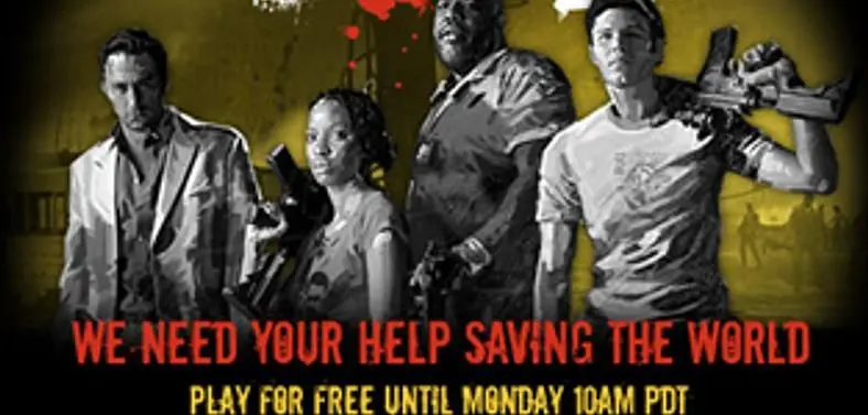 Left 4 Dead 2 gets "free weekend" starting today