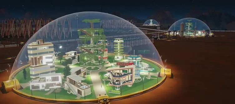 SimCity on Mars management-strategy Surviving Mars Lifts the Lid on their City Domes 