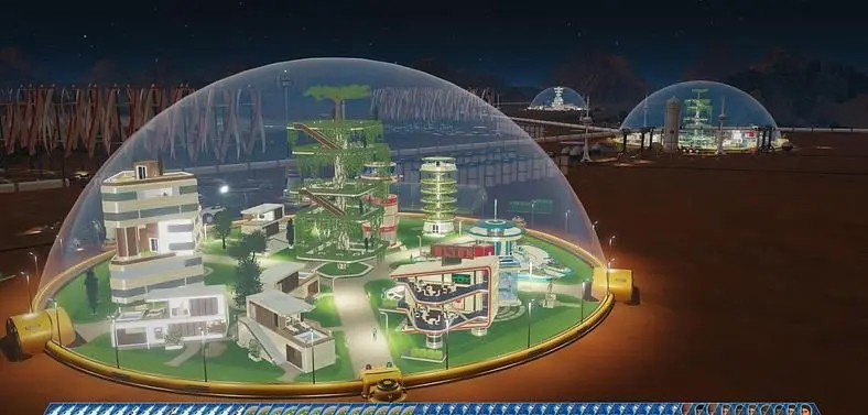 SimCity on Mars management-strategy Surviving Mars Lifts the Lid on their City Domes 