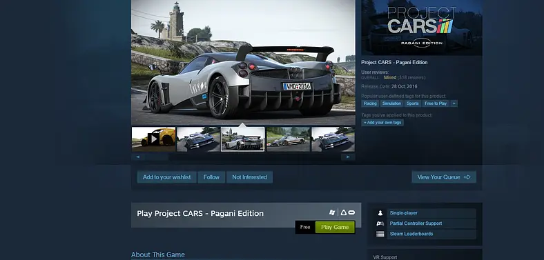 Steam Will No Longer Allow Concept Art And Pre-Rendered Screenshots On Stores Pages