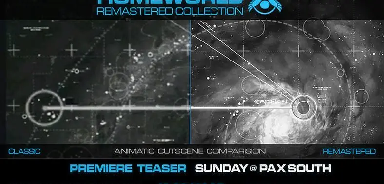 Homeworld Remastered Collection premiere teaser this Sunday, PAX South @ 10.30AM CT