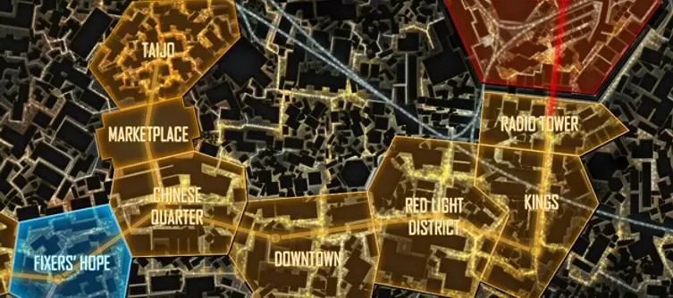 Dreadlocks talks open world, exploration and map for 2D cyberpunk RPG Dex