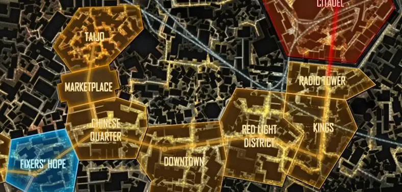 Dreadlocks talks open world, exploration and map for 2D cyberpunk RPG Dex