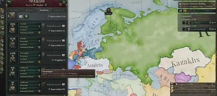 Victoria 3 Religion - Laws and Discriminated Pops