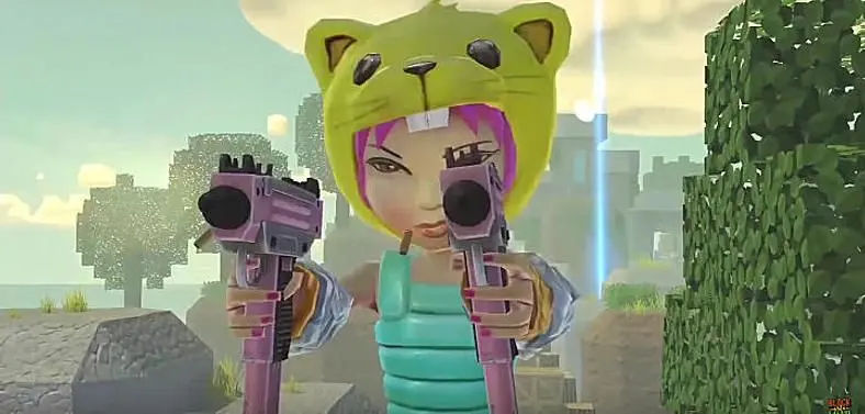 Kira-Chan new free DLC for shooter MOBA Block N Load
