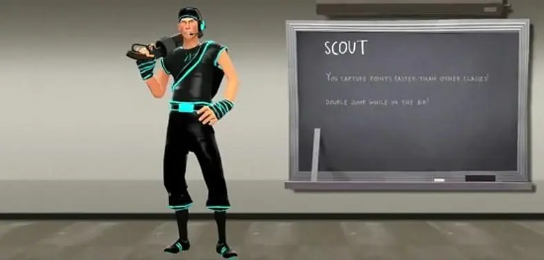 Team Fortress 2 goes Tron
