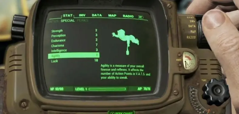 Bethesda release S.P.E.C.I.A.L trailer explaining Agility in Fallout 4