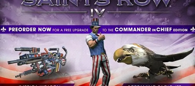 Commander in Chief Edition announced for Saints Row 4