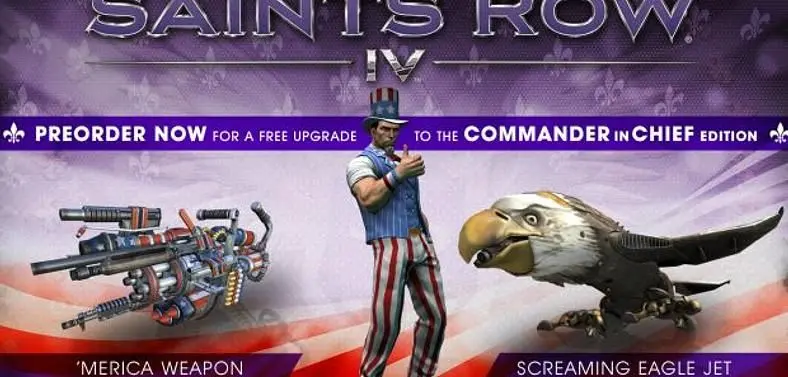 Commander in Chief Edition announced for Saints Row 4