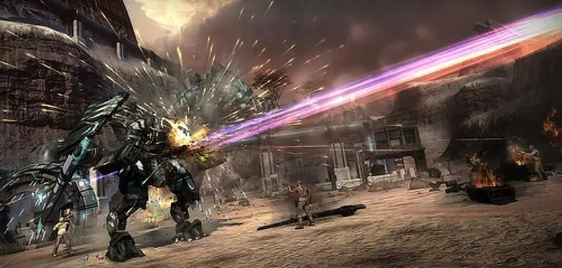 Starhawk gameplay in the Acid Sea