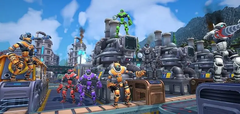 Foundry's procedurally-generated factory sim takes on Satisfactory and Factorio