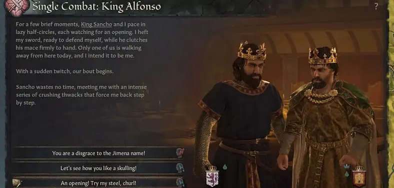 Crusader Kings 3's Update 1.3 Makes Dueling More Elaborate