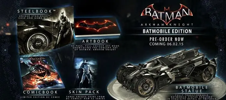 Batman: Arkham Knight's expensive Batmobile Edition has been cancelled