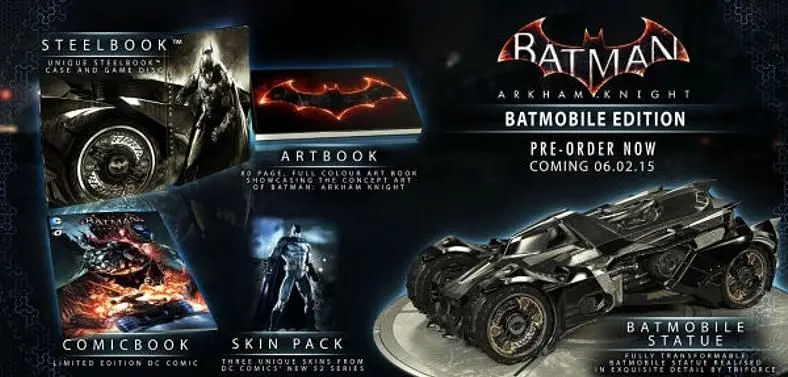 Batman: Arkham Knight's expensive Batmobile Edition has been cancelled
