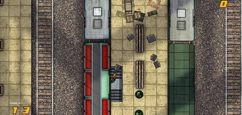 Gravity guns make everything better in Half-Line Miami