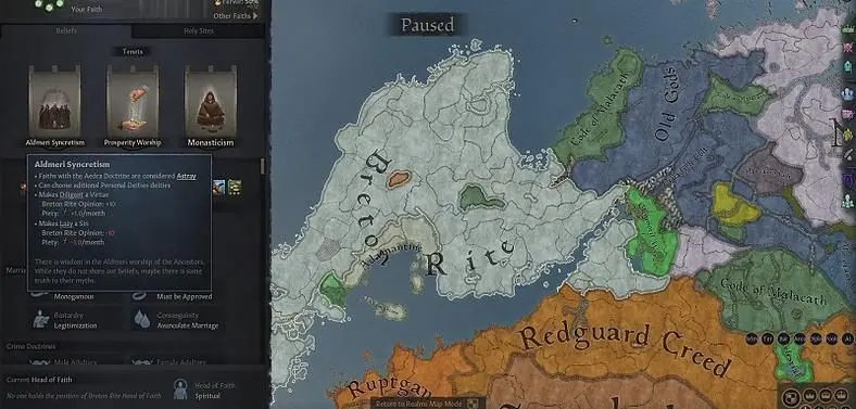 The World of The Elder Scrolls Comes to Crusader Kings 3 in Its Elder Kings Mod
