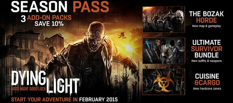 Techland reveals new levels, weapons and outfits are on the way in the Dying Light Season Pass