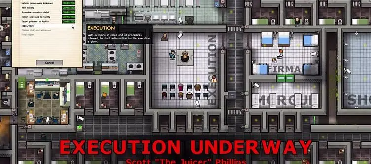 Death Row added in latest Prison Architect Alpha 31 update
