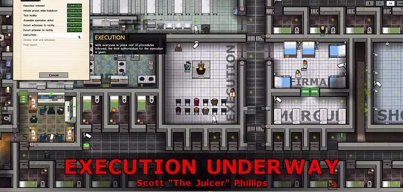 Death Row added in latest Prison Architect Alpha 31 update