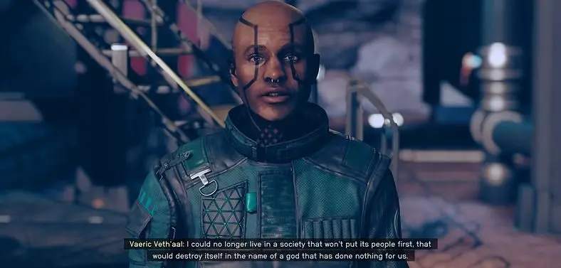 Starfield: Shattered Space Conflict in Conviction Quest - Killing or Sparing Vaeric