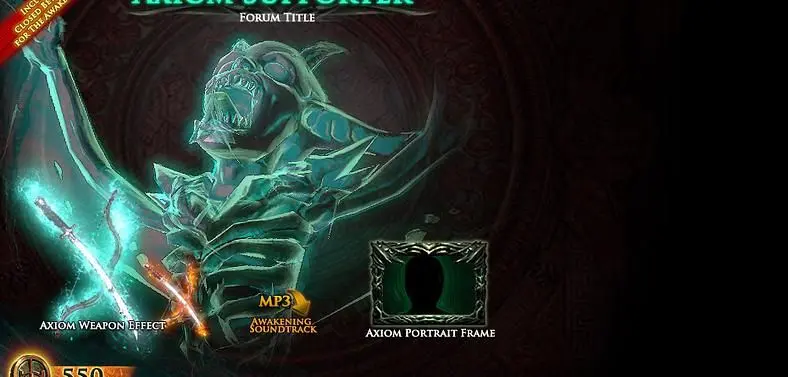 Supporter Packs revealed for Path of Exile: The Awakening