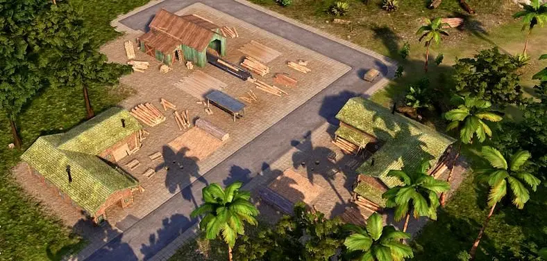 Tropico 6 Planks - How to Make Planks and Collect Wood